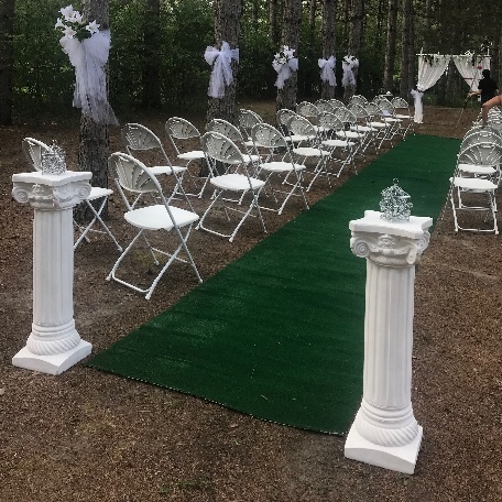 Artificial Turf Isle Runner - Event Rentals - Artificial turf aisle runner for rent